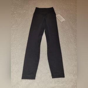NEW w. TAG * Woman's Clothes * Black Leggings * Yoga Pants * Lululemon * Size 0